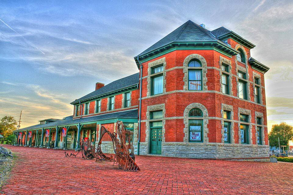 The Katy Depot, a symbol of Sedalia's rich history and a gateway to recreational exploration.